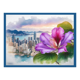 National Flower Bauhinia (Hongkong) | Fototryck