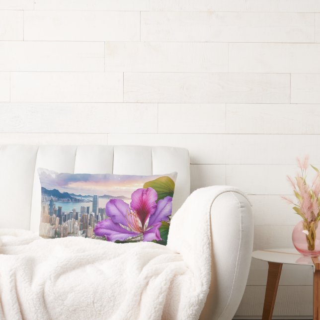 National Flower Bauhinia (Hongkong) | Lumbarkudde (Soffa)