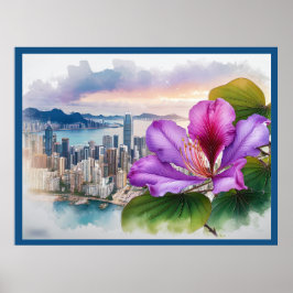National Flower Bauhinia (Hongkong) | Poster