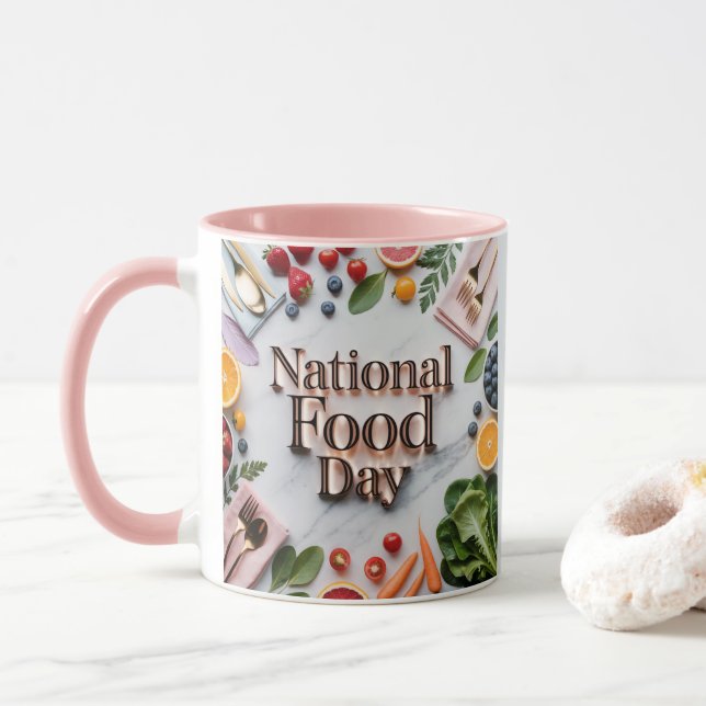 National Food Day Combo Mug Mugg (Med munk)