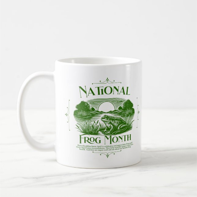 National Frog Month Kaffemugg (Vänster)