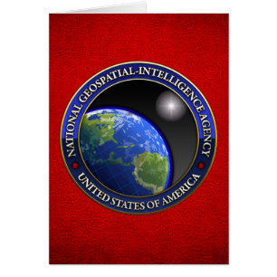 National Geospatial-Intelligence Agency (NGA) Hälsningskort
