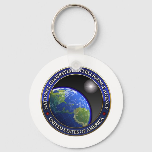 National Geospatial-Intelligence Agency (NGA) Nyckelring (Framsida)