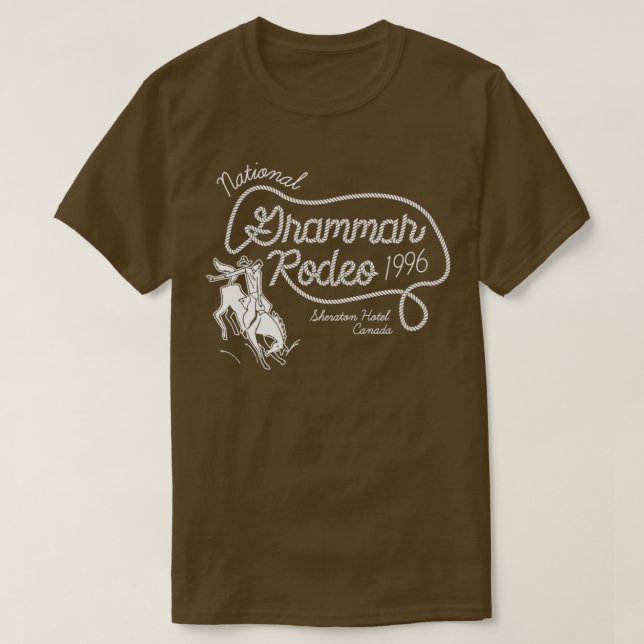 National Grammar Rodeo T Shirt (Design framsida)