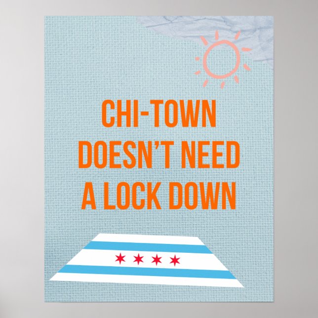 National Guard in Chicago Protest Poster (Framsidan)
