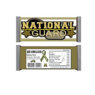 National Guard Military Candy Pub Wrapper Anteckningsblock