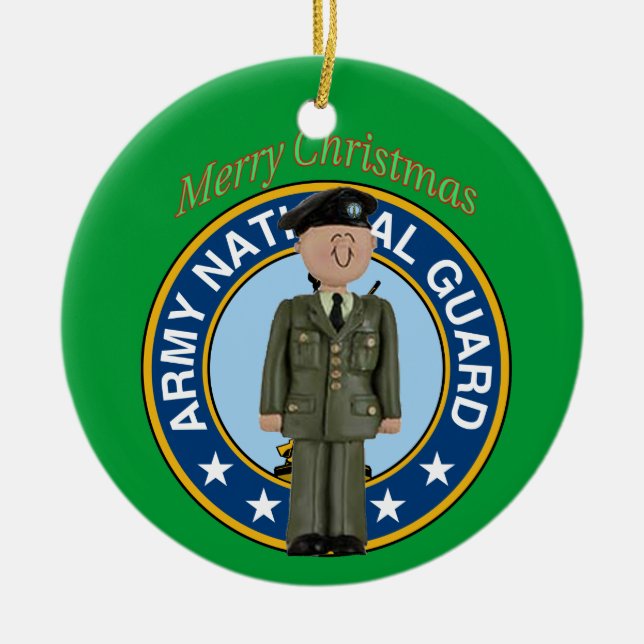 National Guard Soldier jul Ornament (Framsidan)