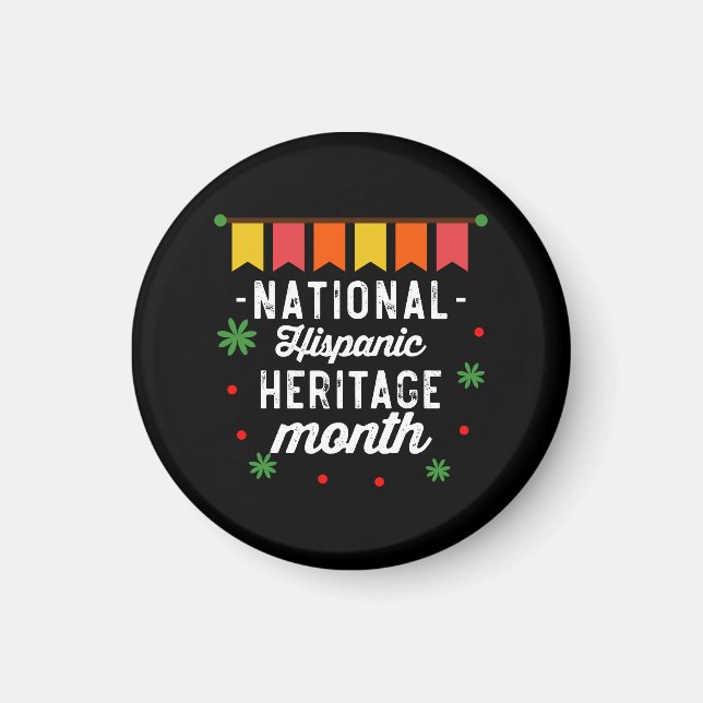 National Hispanic Heritage Month Funny Gift Magnet (Framsidan)
