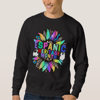 National Hispanic Heritage Month Latin Colorful Su Lång Ärmad Tröja