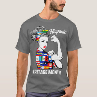 National Hispanic Heritage Month Woman Latino Coun T Shirt