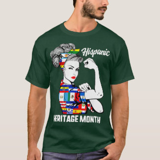 National Hispanic Heritage Month Woman Latino Coun T Shirt