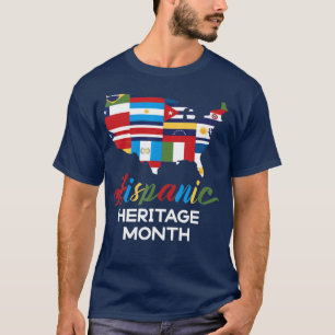 National Hispanic Heritage Month Woman Latino Coun T Shirt