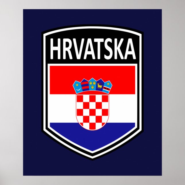 National - Hrvatska Poster (Framsidan)