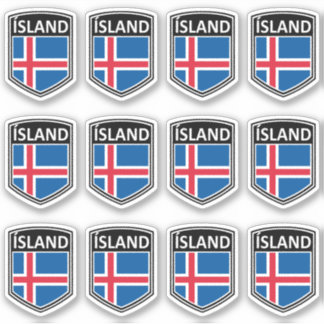 National - Island Klistermärken