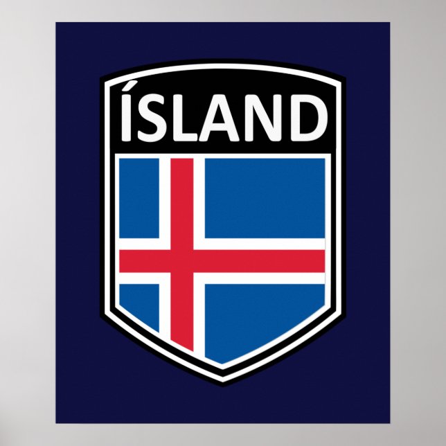 National - Island Poster (Framsidan)
