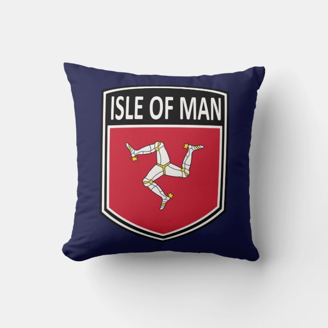 National - Isle of Man Kudde (Framsida)
