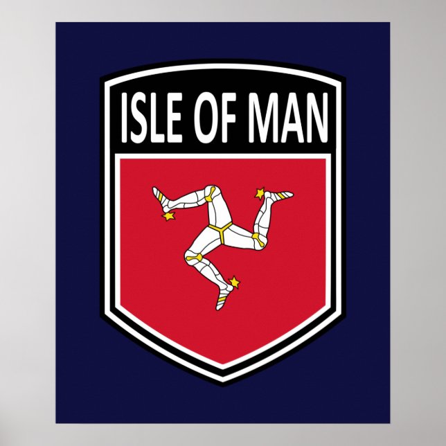 National - Isle of Man Poster (Framsidan)