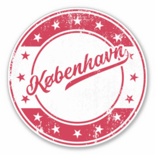 National - København Danmark Sticker Klistermärken