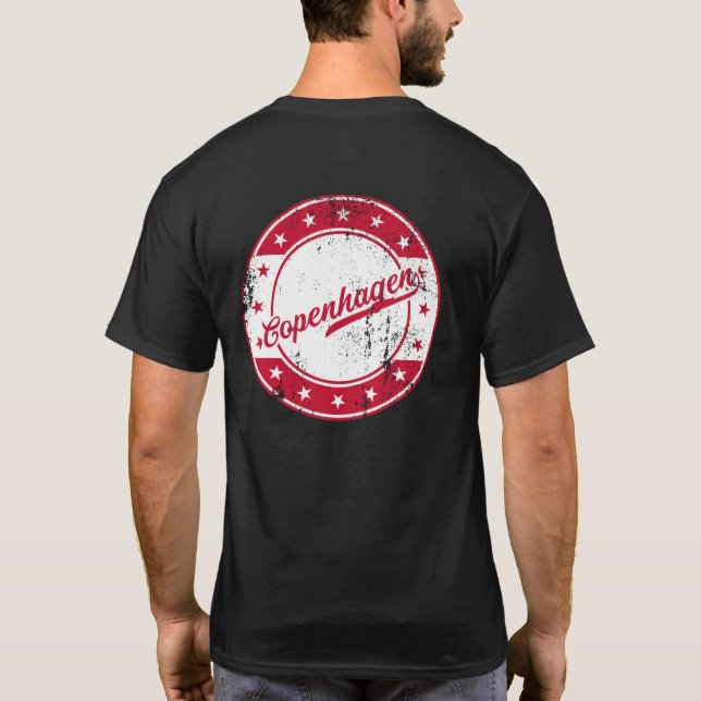 National - Köpenhamn Danmark T-Shirt (Baksida)
