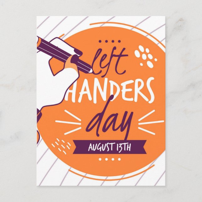 National Lämnat Handers Day Vykort (Framsida)