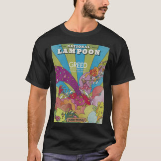 National Lampoon Girighet Omslag rolig T Shirt