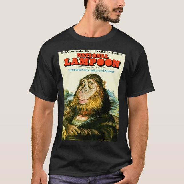 National Lampoon Leonardo da Vincis oupptäckta N T Shirt (Framsida)