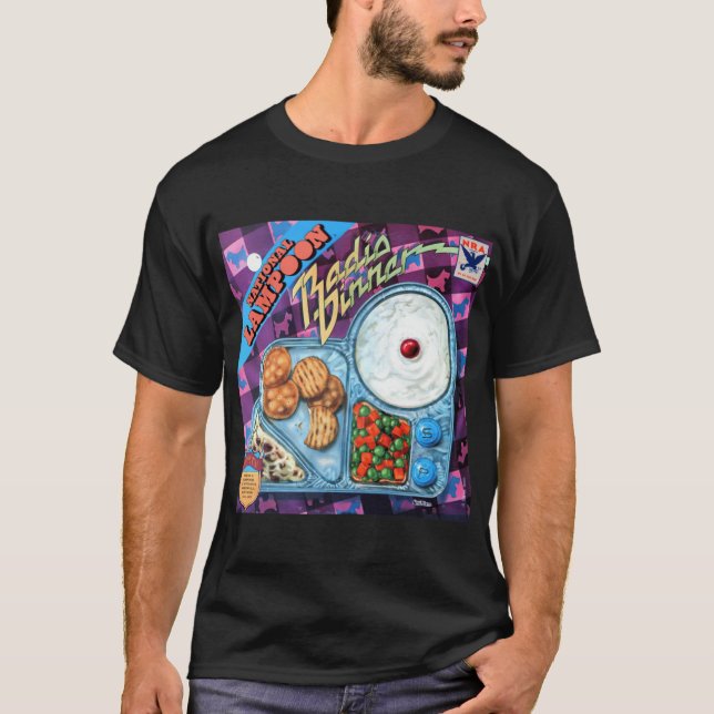 National Lampoon Radio Dinner Coverflicka T Shirt (Framsida)