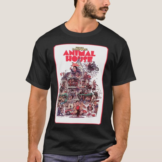 National Lampoons Animal House Cover retro T Shirt (Framsida)