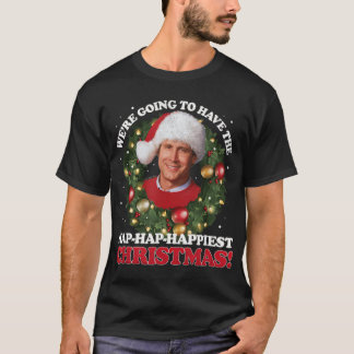 National Lampoons Christmas Vacation Hap Hap Happi T Shirt
