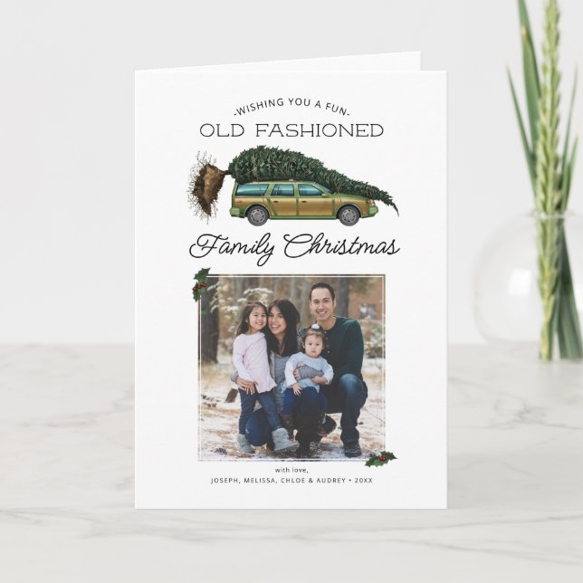 National Lampoons julfamiljfoto Helgkort (Framsida)