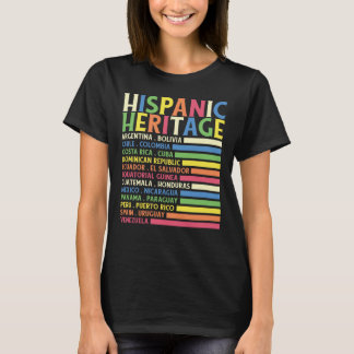 National Latino Land Hispanic Heritage Month T Shirt