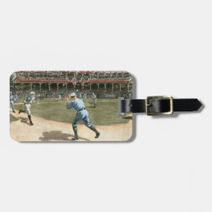 National League Baseball Game 1886 Bagagebricka