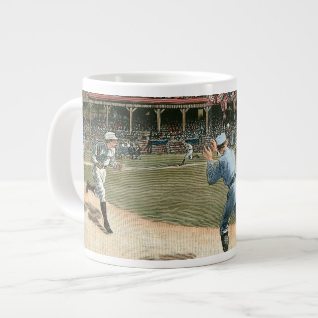 National League Baseball Game 1886 Jumbo Mugg (Framsida vänster)
