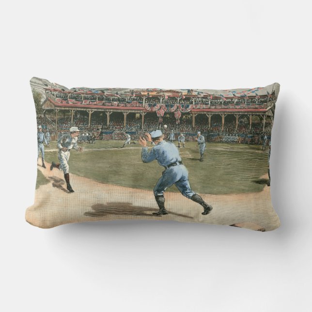National League Baseball Game 1886 Lumbarkudde (Framsida)
