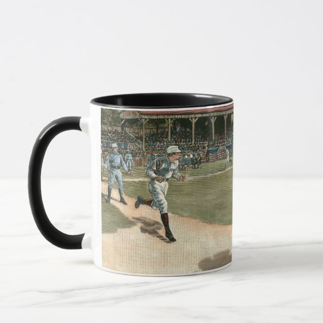 National League Baseball Game 1886 Mugg (Vänster)