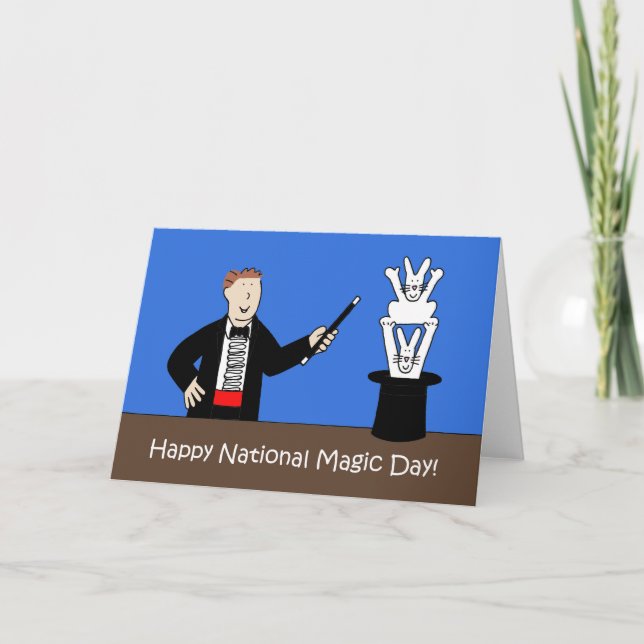 National Magic Day Oktober 31a Kort (Framsida)