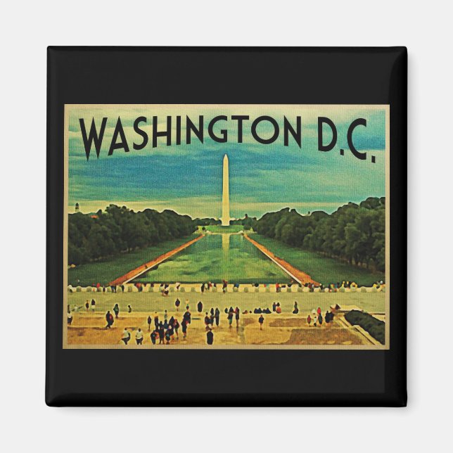 National Mall Washington D.C. Magnet (Framsidan)