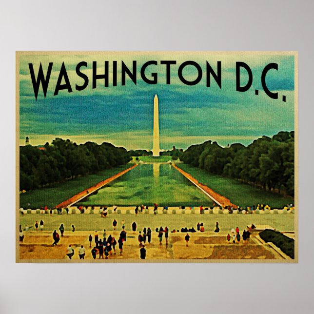 National Mall Washington D.C. Poster (Framsidan)