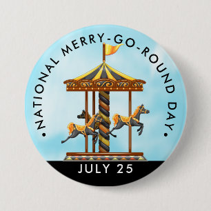 National Merry-Go Round Day, svarta hästar Knapp