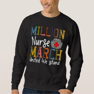 National Milles Nurse March United we stand 2 Lång Ärmad Tröja