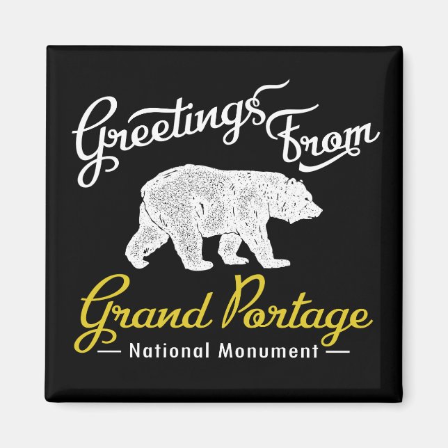 National Montage Bear Magnet (Framsidan)
