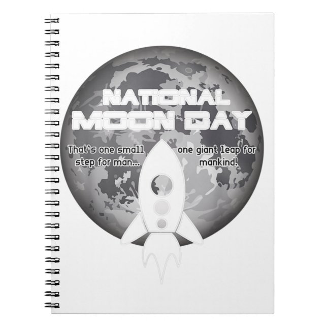 National Moon Day Classic  Anteckningsbok (Framsidan)