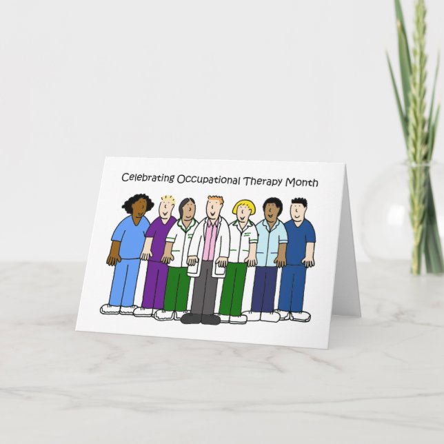 National Occupational Therapy Month. Kort (Framsida)