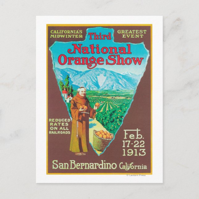 National Orange ShowPoster #1 Vykort (Framsida)