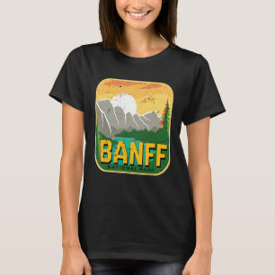 National Park Canada Alberta Banff Camping Mountai T Shirt