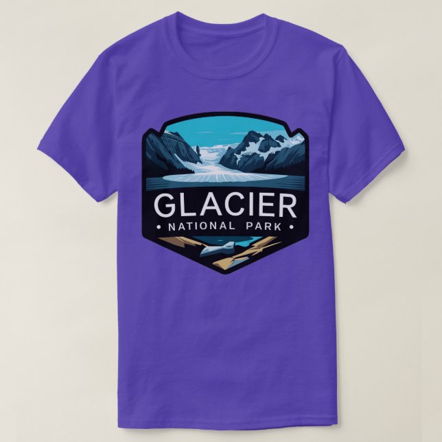 National Park Glacier T Shirt (Design framsida)