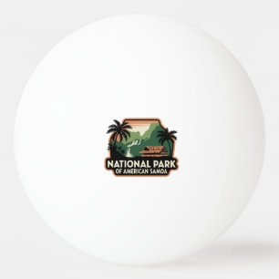 National Park of American Samoa Emblem Pingisboll