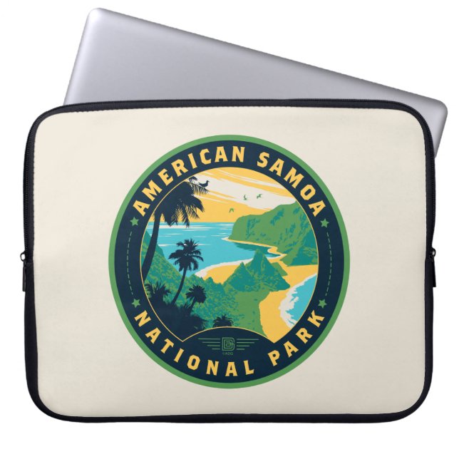 National Park of American Samoa Laptop Fodral (Framsidan)