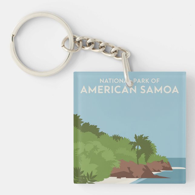 National Park of American Samoa Minimalist (Framsidan)