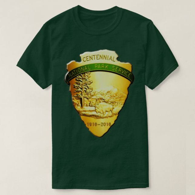National Park Service Centennial T Shirt (Design framsida)